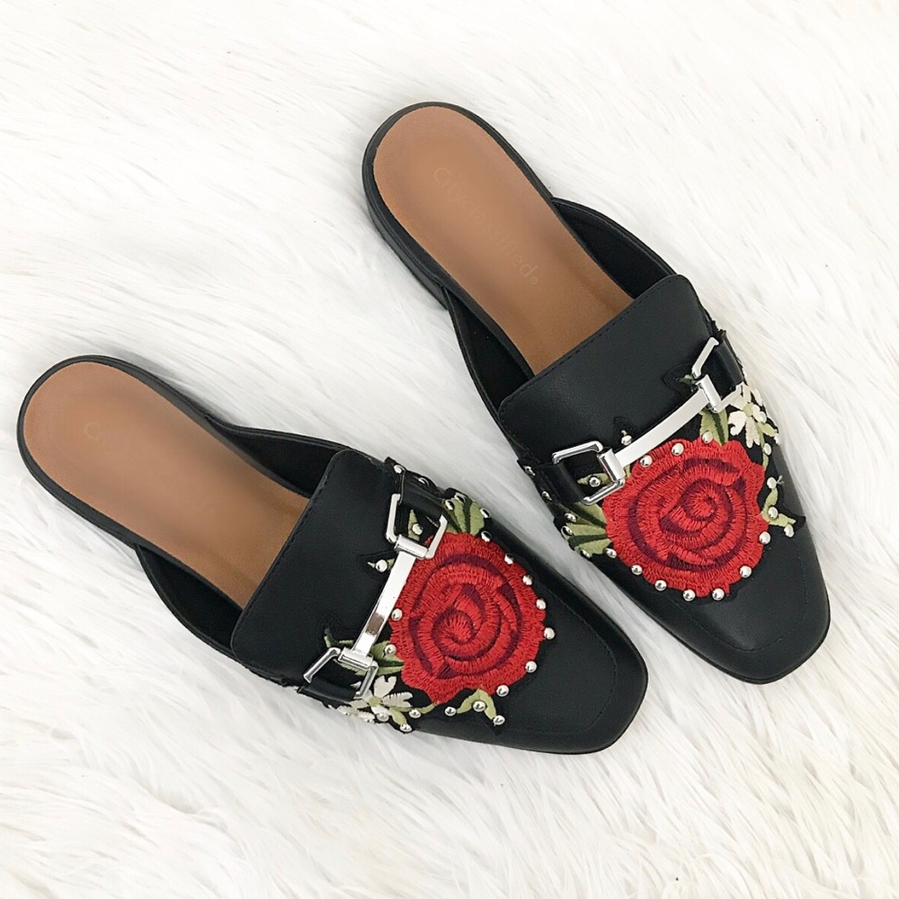 🔺SALE🔺Rose Backless Loafers